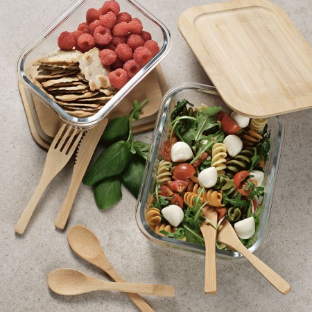 Lunch Box verre et bambou 1090ml