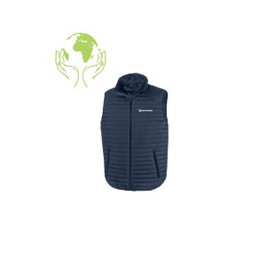 Bodywarmer navy lime 2