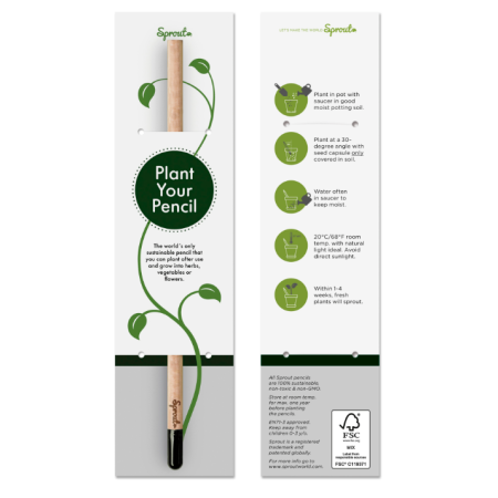 Crayon de bois graines Basilic