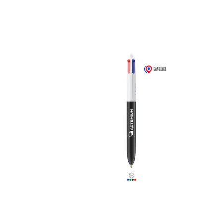 Stylo 4 couleurs Bic 98% recyclé