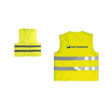 Gilet de sécurité jaune fluo