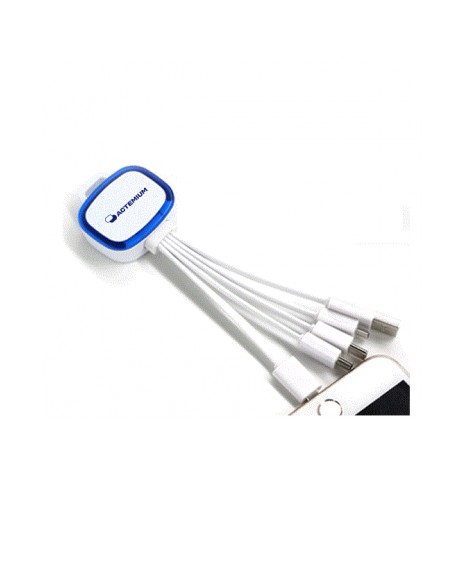 Cable lumineux multi-connecteurs