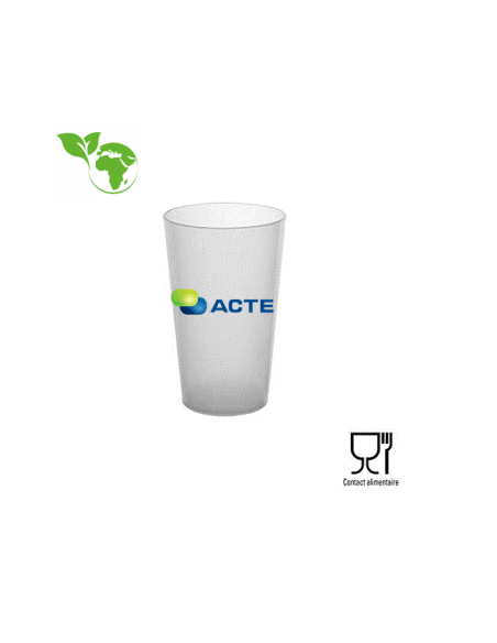 Gobelet 30cl réutilisable pour boissons chaudes et froides