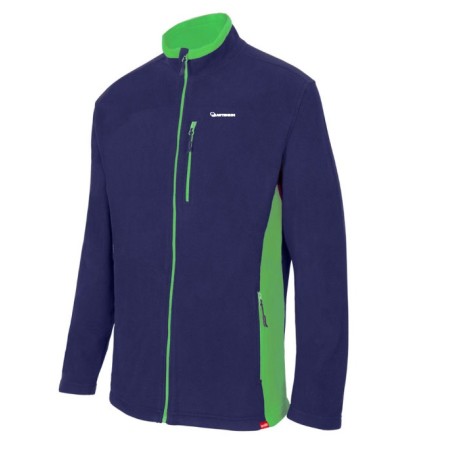 Veste polaire navy lime