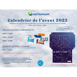 Calendrier de l'avent 2025