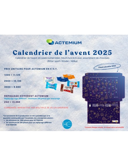 Calendrier de l'avent 2025