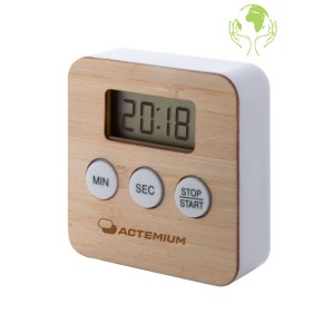 Minuteur Bambou avec aimants
