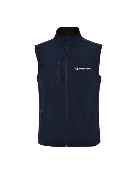 Bodywarmer softshell mixte