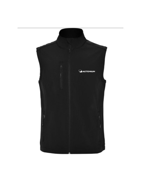 Bodywarmer softshell mixte